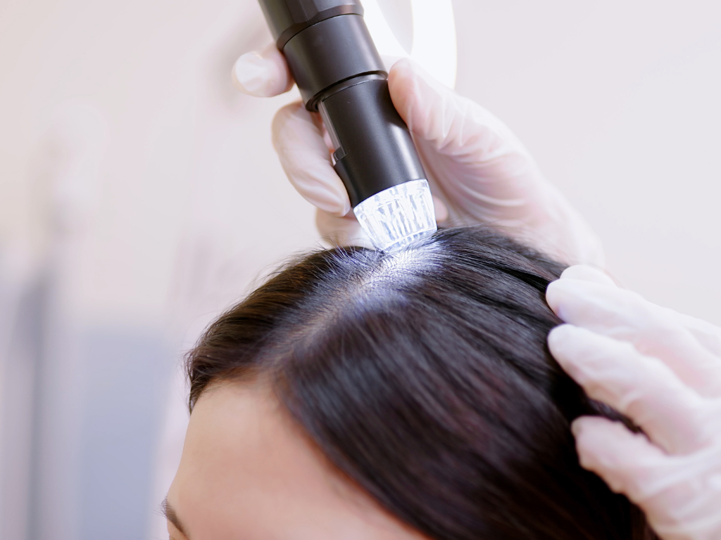 頭皮診断の画像