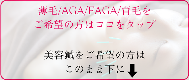 亀戸にある鍼灸サロンやなけんの薄毛、AGA,FAGA、育毛