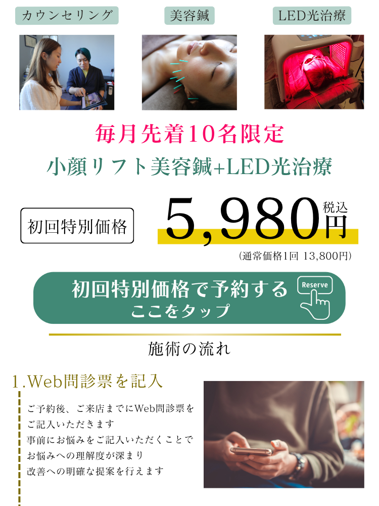 亀戸にある鍼灸サロンやなけんの初回特別価格のご案内