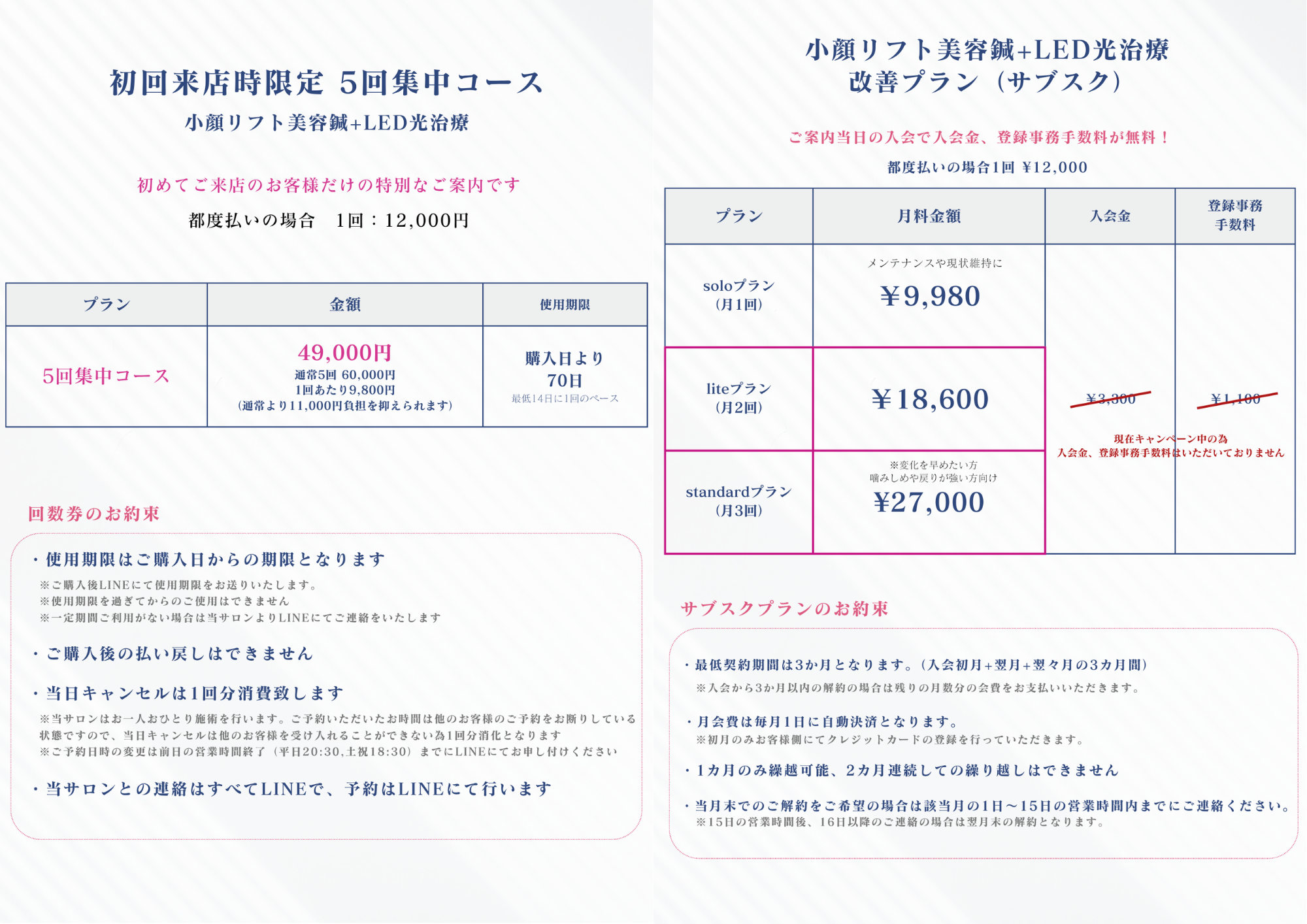 美容鍼+LEDのプランの画像